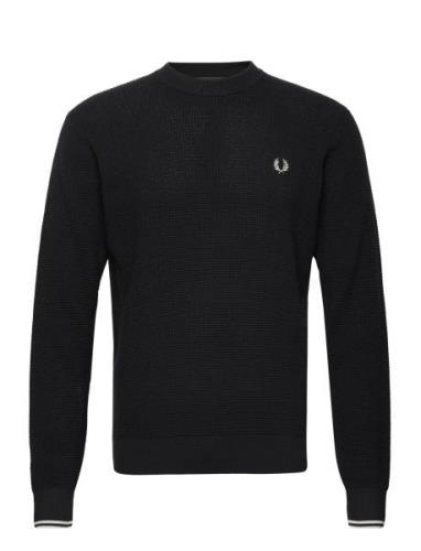 Waffle Stitch Jmpr Black Fred Perry