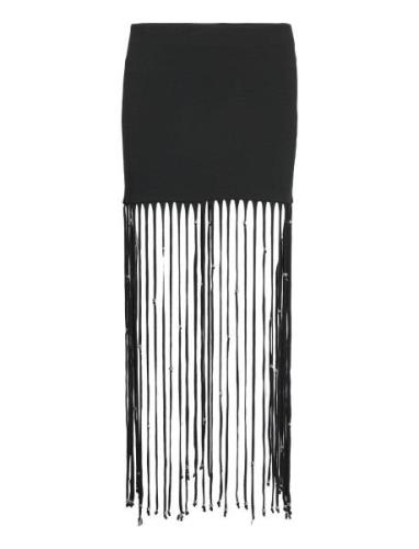 Light Jersey Maxi Skirt Black ROTATE Birger Christensen