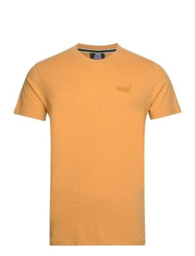 Vintage Logo Emb Tee Yellow Superdry