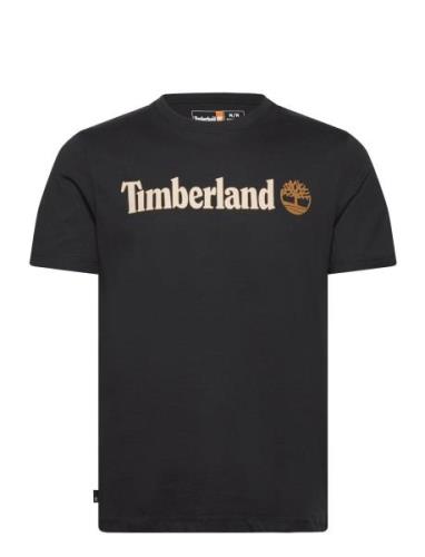 Linear Logo Short Sleeve Tee Black Timberland