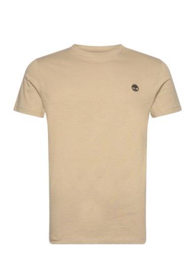 Short Sleeve Tee Beige Timberland