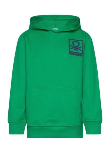 Sweater W/Hood Green United Colors Of Benetton