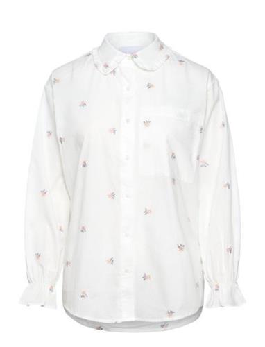 Roberta Frill Shirt White Noella