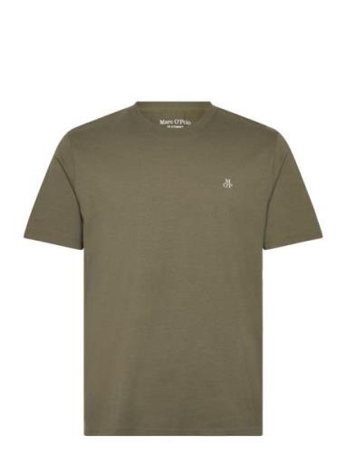 T-Shirts Short Sleeve Khaki Marc O'Polo