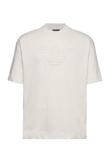 T-Shirt Cream Emporio Armani