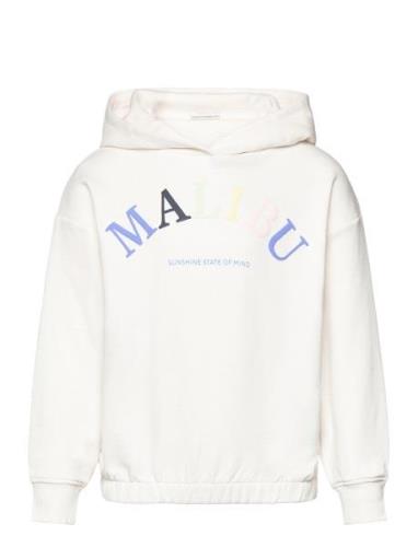 Over D Printed Hoody White Tom Tailor