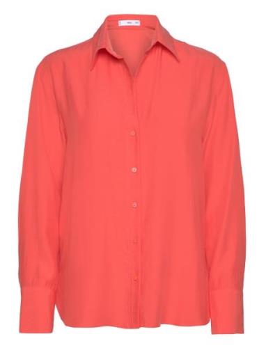 Lyocell Fluid Shirt Red Mango