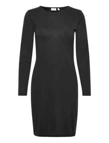 Vimodala O-Neck L/S Midi Dress/Su - Noos Black Vila