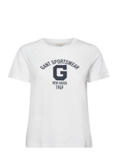 Reg Logo Ss T-Shirt White GANT