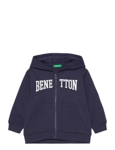 Jacket W/Hood L/S Blue United Colors Of Benetton
