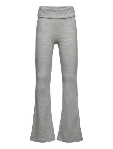 Nlfbenedicte Fold Down Bootcut Pant Grey LMTD