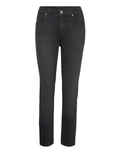Black Cropped Slim Jeans Black GANT