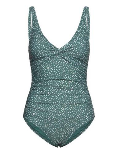 Ditsy Dots Simi Swimsuit Green Panos Emporio