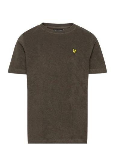 Towelling T-Shirt Brown Lyle & Scott