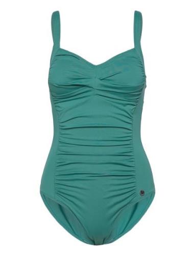 Potenza Solid Swimsuit Green Panos Emporio