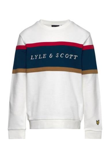 Volley Stripe Sweatshirt Patterned Lyle & Scott