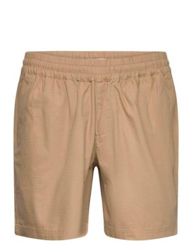 Ripstop Casual Shorts Beige Revolution