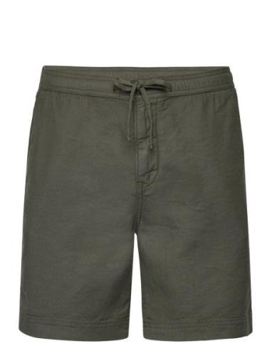 Fenix Linen Shorts Green Morris