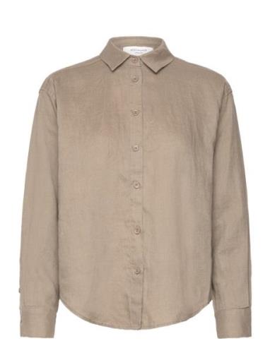 Linen Shirt Brown Rosemunde