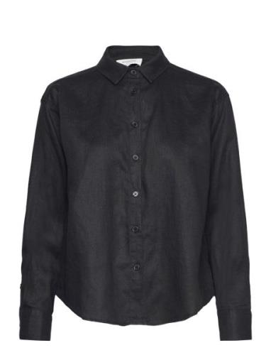 Linen Shirt Black Rosemunde