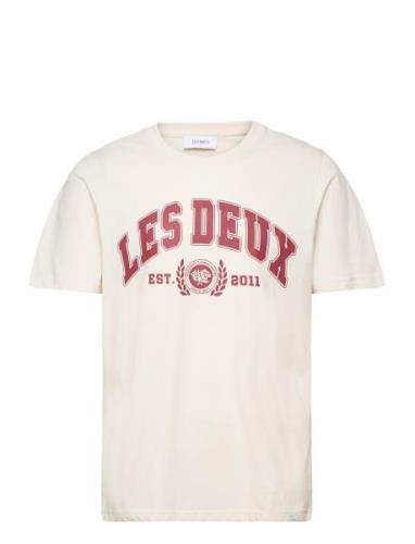 University T-Shirt Cream Les Deux