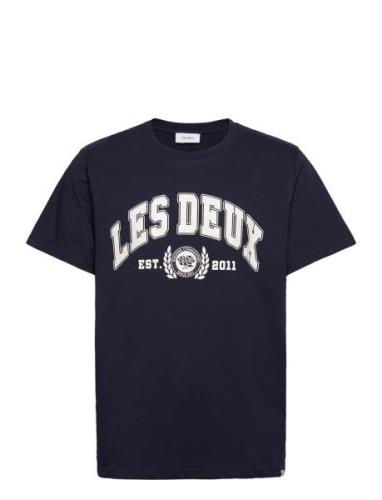 University T-Shirt Navy Les Deux