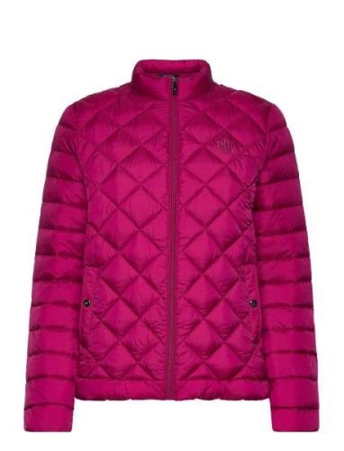 Diamond-Quilted Puffer Coat Pink Lauren Ralph Lauren