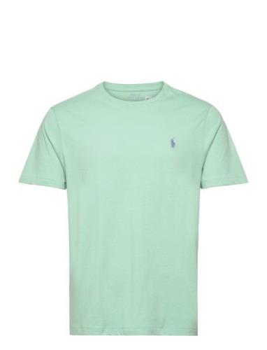 Custom Slim Fit Jersey Crewneck T-Shirt Green Polo Ralph Lauren