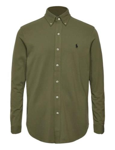 Featherweight Mesh Shirt Khaki Polo Ralph Lauren