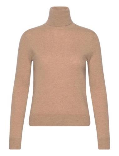 Slim Fit Cashmere Turtleneck Beige Polo Ralph Lauren