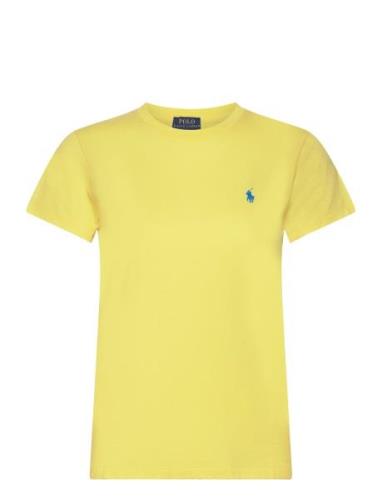 Cotton Jersey Crewneck Tee Yellow Polo Ralph Lauren