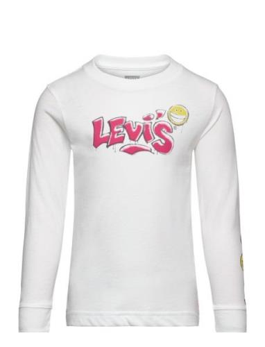 Levi's® Sprayed Logo Long Sleeve Tee White Levi's