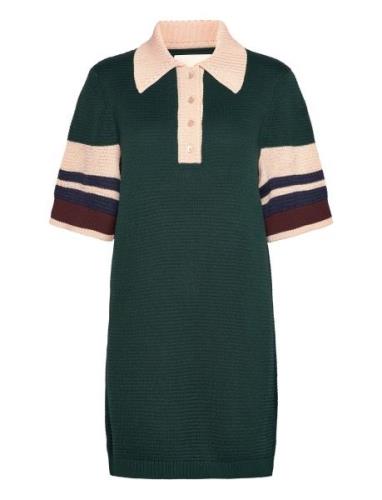 Polo Knit Mini Dress Patterned GANT
