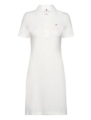 1985 Slim Pique Polo Dress Ss White Tommy Hilfiger