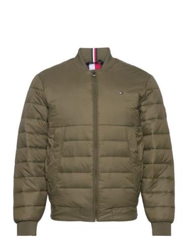 Packable Recycled Quilt Bomber Green Tommy Hilfiger