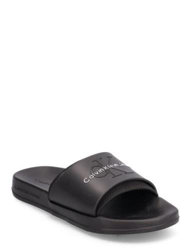 Slide Monogram Tpu Ml Wn Black Calvin Klein