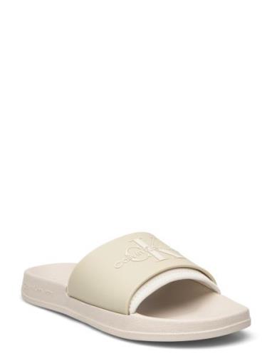 Slide Monogram Tpu Cream Calvin Klein