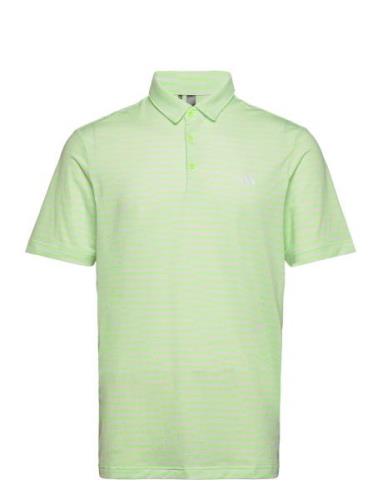 Mesh Print Polo Green Adidas Golf