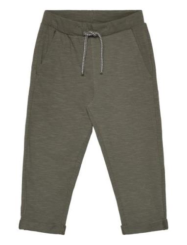 Trousers Slub Green Lindex