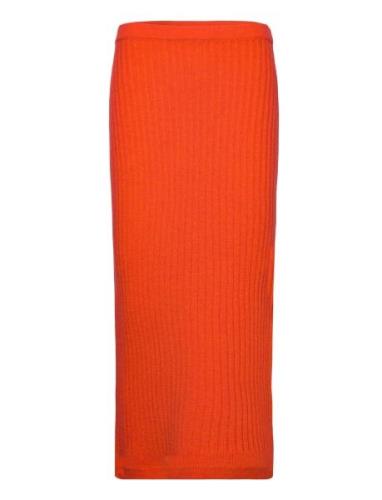 Rib Knit Skirt Orange Filippa K