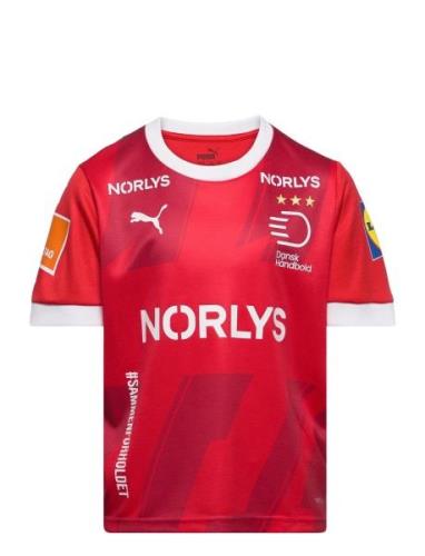 Dansk Håndbold Home Jersey Jr Red PUMA