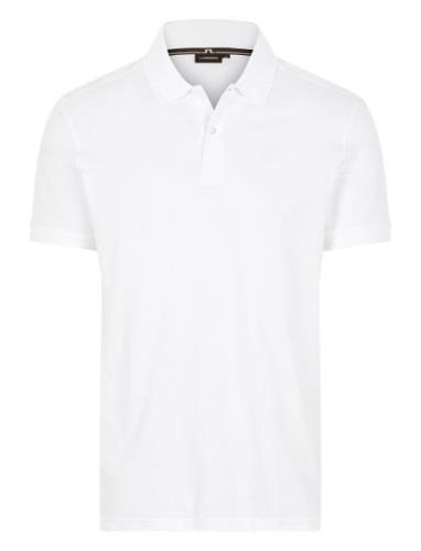 Troy St Pique Polo Shirt White J. Lindeberg