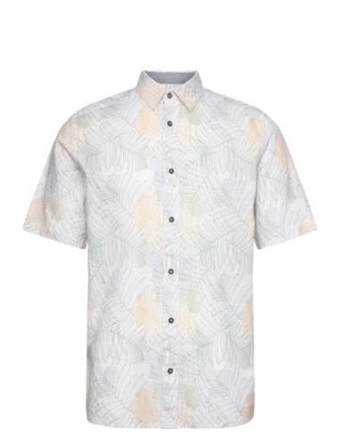 Comfort Printed Shirt White Tom Tailor