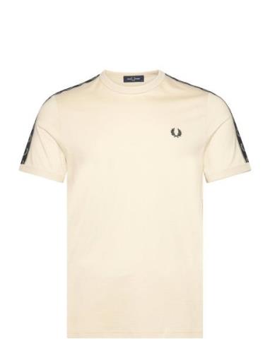 C Tape Ringer T-Shirt Cream Fred Perry