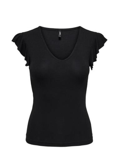 Onlbelia Cap Sleeve Top Jrs Noos Black ONLY