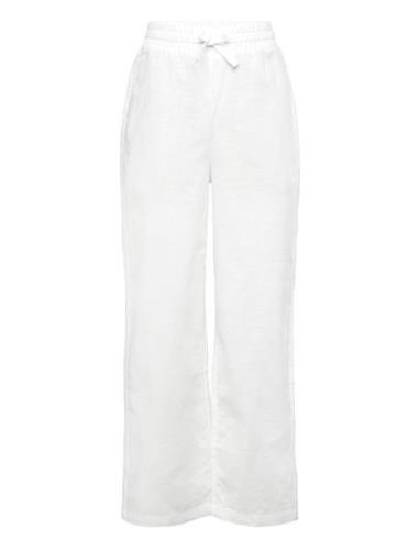 Grallan Linen Pants White Grunt
