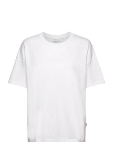 Nmida S/S O-Neck Top Fwd Noos White NOISY MAY