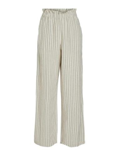 Viprisilla Striped H/W Pants Cream Vila