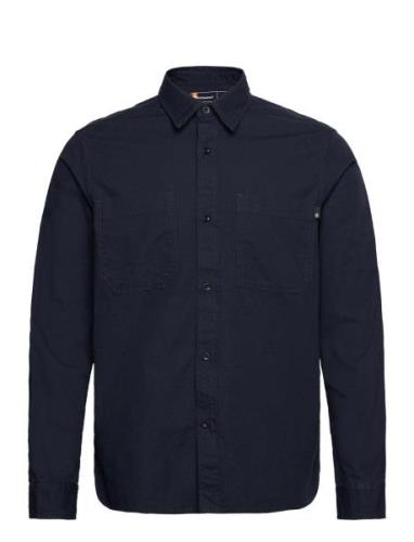 Windham Poplin Shirt Dark Sapphire Black Timberland