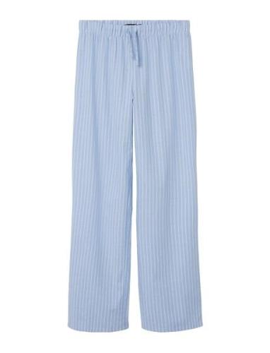 Nlffouipe Poplin Straight Pant Blue LMTD